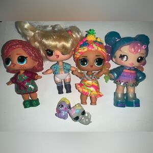LOL Surprise Yummiland Doll Lot Britney Boba Christmas Sparkle Pets